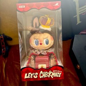 Labubu let’s checkmate vinyl plush king doll